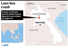 13 Chinese tourists killed as bus plunges into ravine in Laos