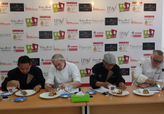 Behind-the-scenes: Judges tasting the pastry creations during the Indonesian Pastry Cup at the Academy of Pastry & Culinary Arts Indonesia on July 14.