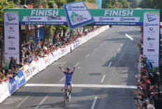 Tour de Indonesia: Stage 3 winner Culey dances across finish line
