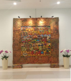 Erica Hestu Wahyuni’s artworks grace Soekarno-Hatta's Terminal 3