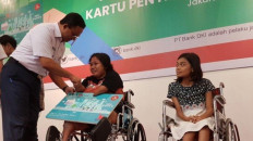 Jakarta's underprivileged disabled get social assistance funds