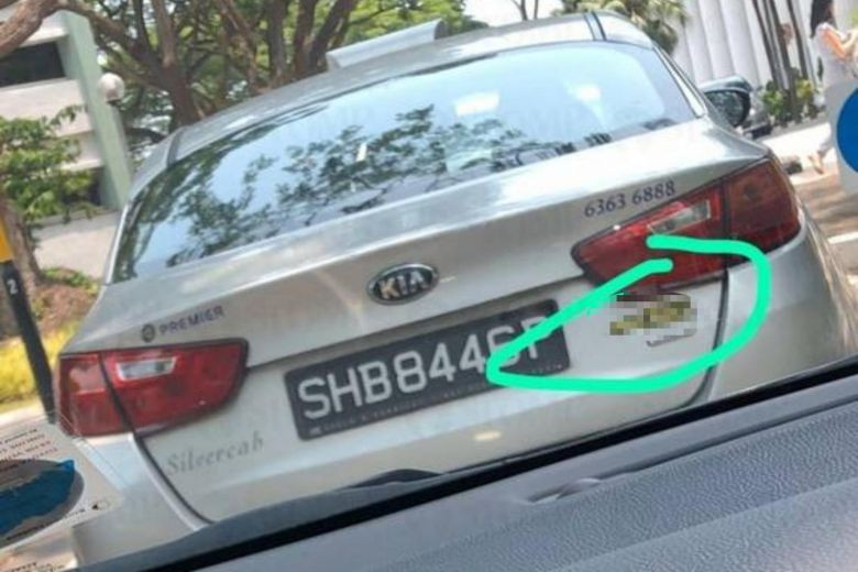 780px x 520px - Singapore cabby asked to remove sticker bearing name of porn ...
