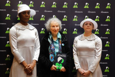 Canadian author Margaret Atwood poses during a photocall following the release of her new book 'The Testaments' a sequel to the award-winning 1985 novel 'The Handmaid's Tale' in London on September 10, 2019.