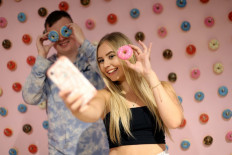 London selfie shop lets Instagram generation strike a pose