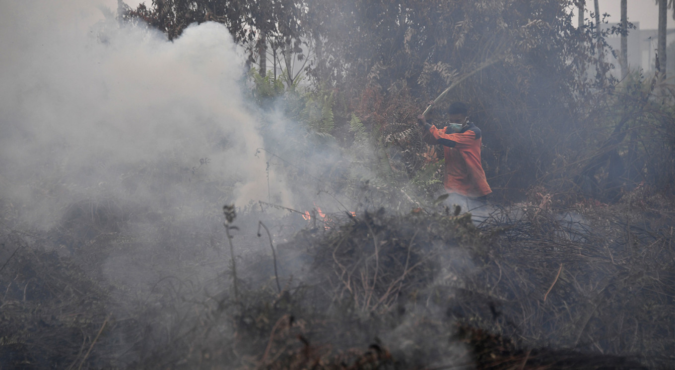 Indonesia forest fires surge, air quality worsens as smog blankets provinces