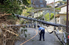 Almost 80,000 homes still without power a week after Japan typhoon