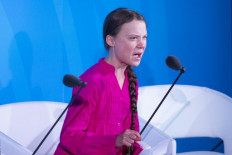 'How dare you': Offices hang photos of Greta Thunberg near single-use plastics