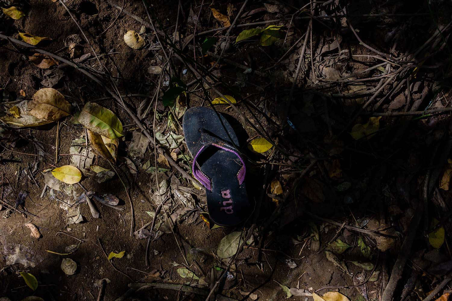 A sandal is among the pieces of domestic waste found in the mangrove area of Baros.JP/Anggertimur Lanang Tinarbuko