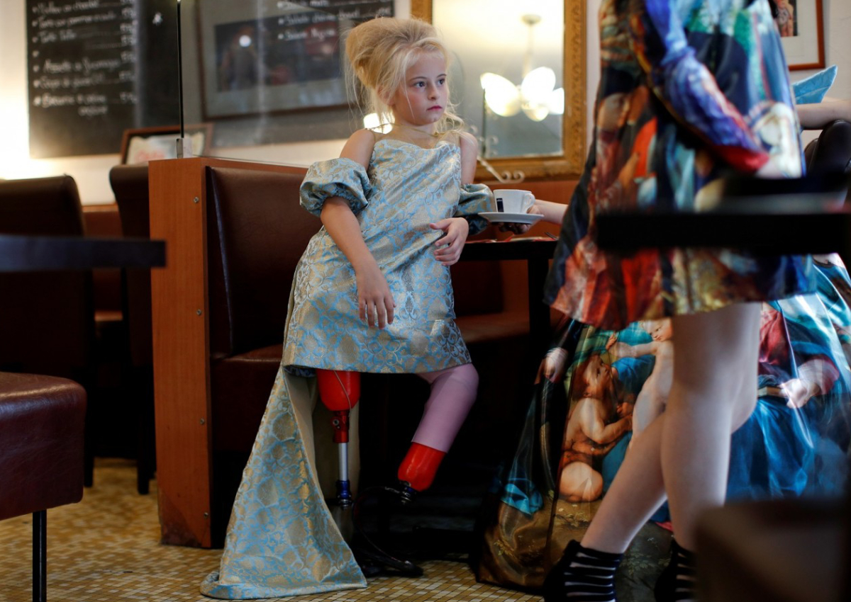 Nine-year-old double amputee to model at Paris Fashion Week