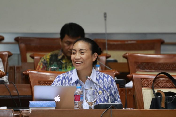 Gerindra Party lawmaker Rahayu Saraswati Djojohadikusumo. 