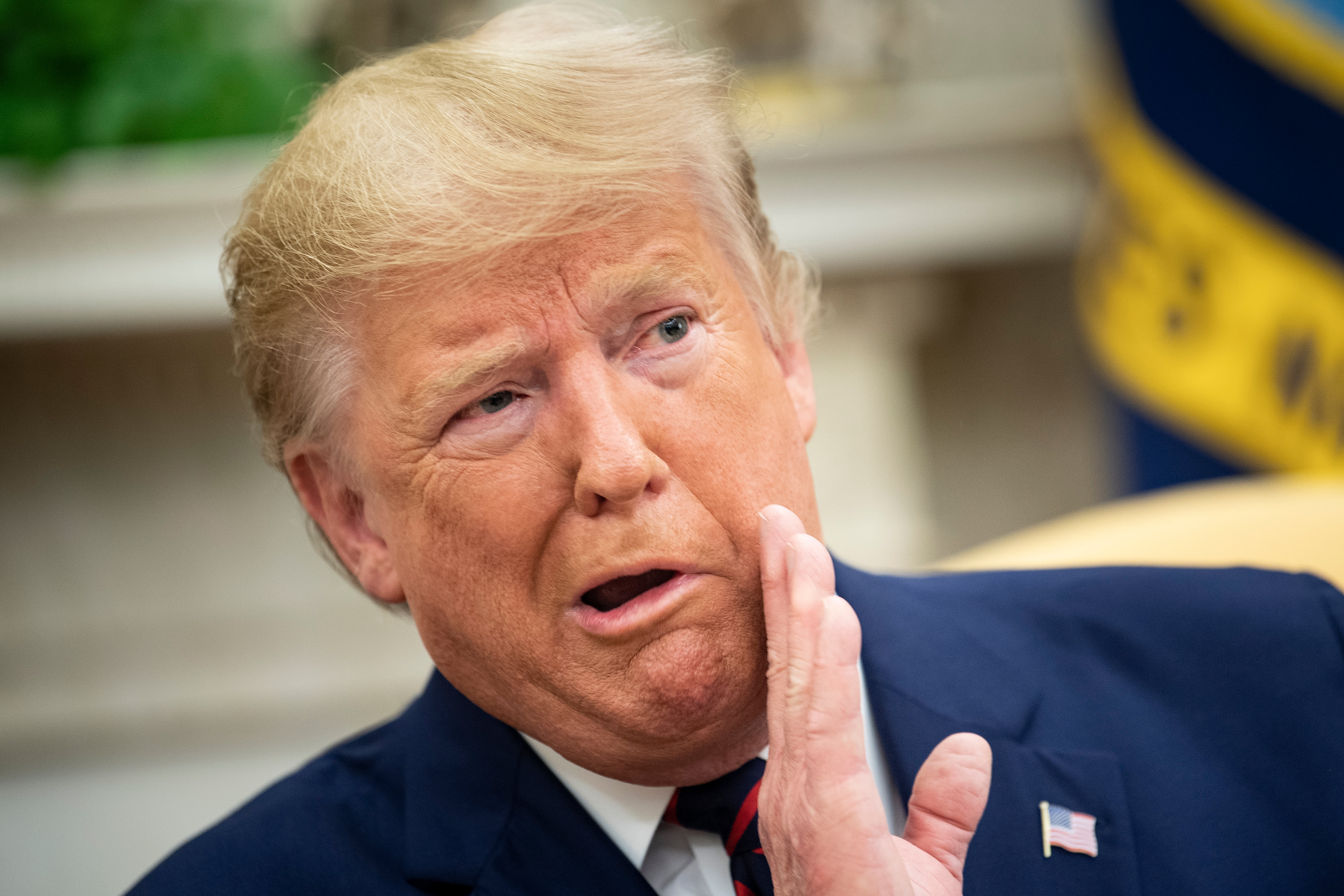 Trump lashes out at rising impeachment storm