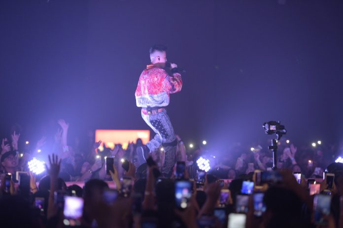 Rich Brian performs at 2019 Spotify on Stage in Jakarta on Friday.