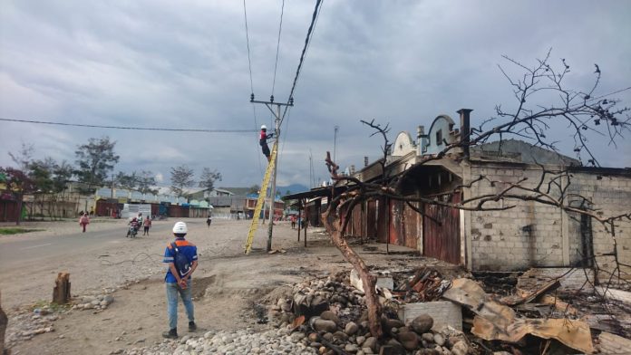 Power back on in post-unrest Wamena: PLN