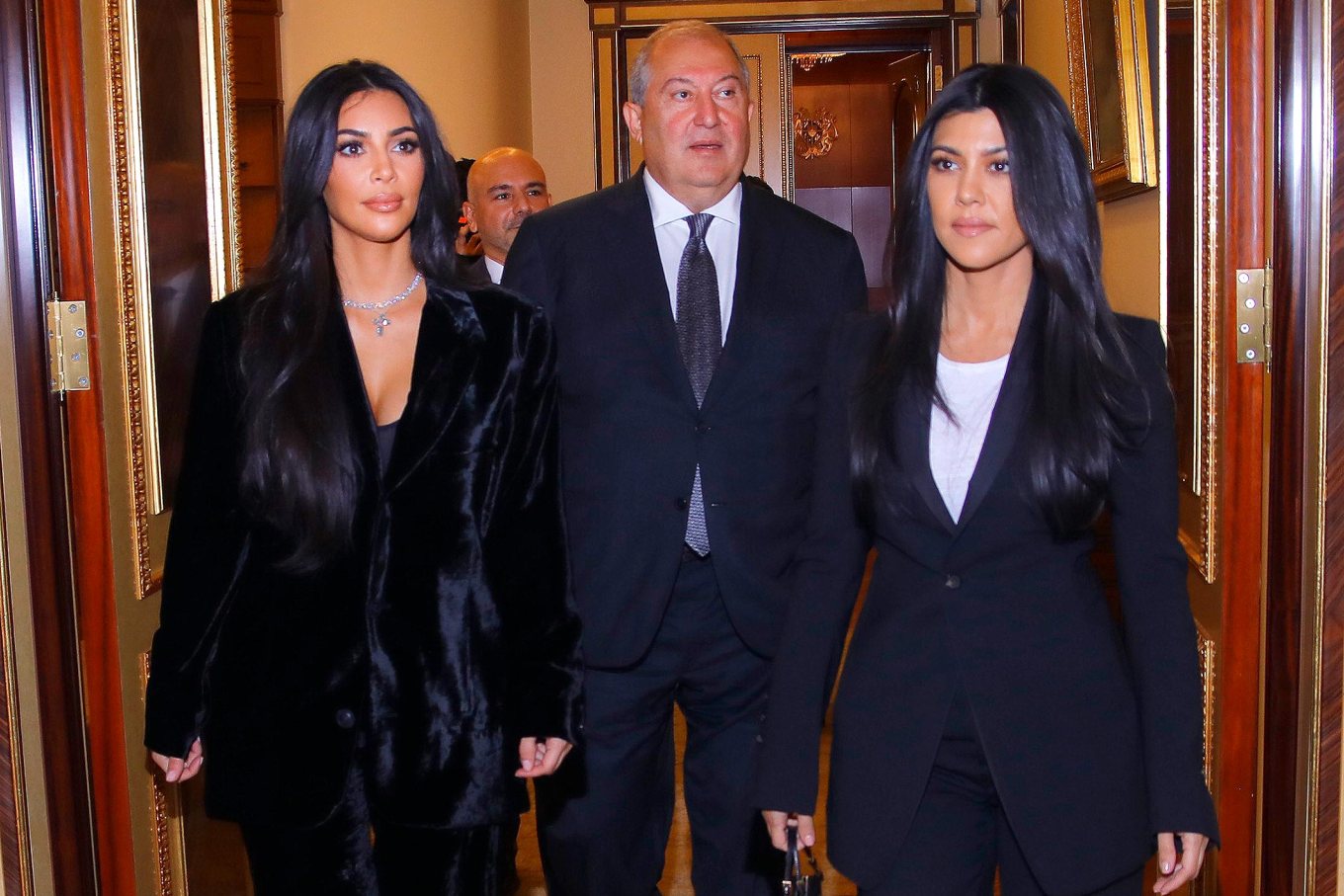 Reality TV personality Kim Kardashian attends an interview with Reuters at the World Congress on Information Technology (WCIT) in Yerevan, Armenia, on October 8, 2019.