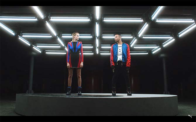 Cara Delevingne designs luxe sportswear with Puma and Balmain