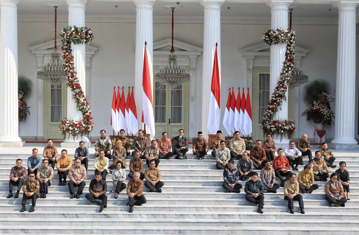 Jokowi’s Indonesia Onward Cabinet 2019-2024