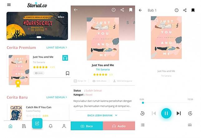 Into stories: Digital platform  Storial.co launches the Storial AudioStory featuring more than 31,000 titles from writers throughout Indonesia.