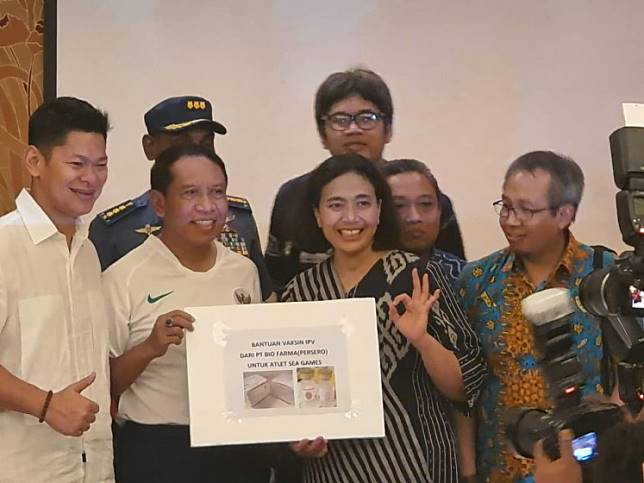 Indonesia's soccer squad gets first polio shots ahead Manila SEA Games