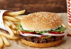 Burger King unveils Whopper from cows on green diet