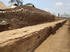 Experts believe wall structure in Mojokerto to be burial site of Ken Arok's descendant