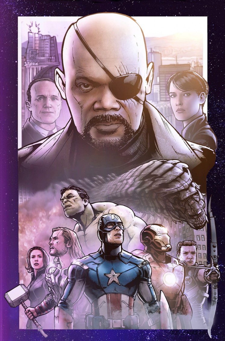 Assembling heroes: James Raiz is known for his hand-drawn art for Marvel's 'Avengers' superhero franchise.