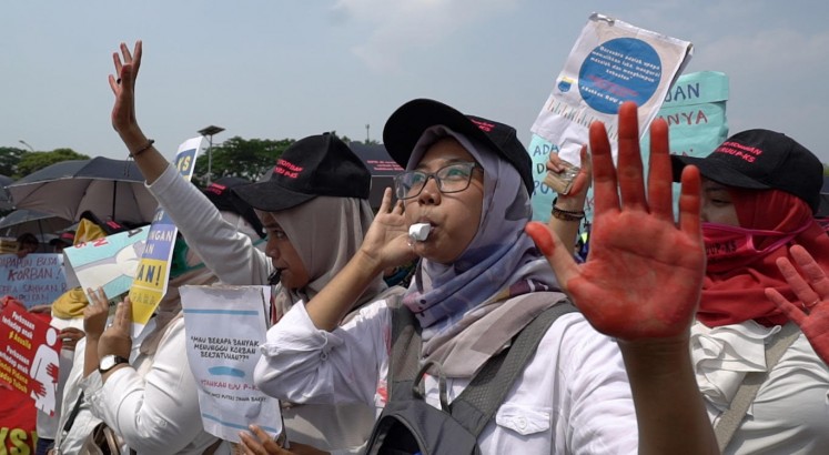 &lsquo;Don&lsquo;t let us fight by ourselves&rsquo;: The women who fight to make Indonesia a safer place