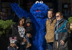 Unmasked: Costume capers stir New York's Times Square