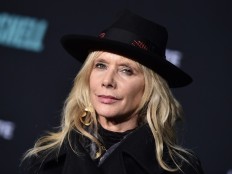 American actress Rosanna Arquette arrives for Lionsgate's special screening of "Bombshell" at the Regency Village Theater in Westwood, California, the United States on Tuesday.