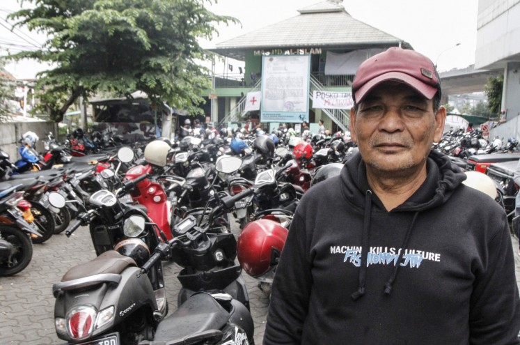 Sambas Sadikin, 58, has been one of the plaintiffs in all the lawsuits against Bandung administration's plan to build new housing in the neighborhood he calls home in Taman Sari, Bandung, West Java. 