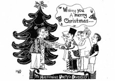 To show our support for a green Christmas, we can stop marking the holiday with consumerism. This behavior is far from the spirit of Christmas.