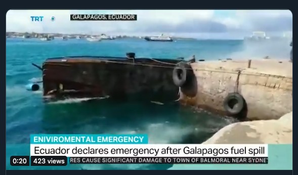 Ecuador Says Galapagos Fuel Spill 'under Control' - World 