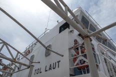 The Sabuk Nusantara 66 is part of the tol laut (sea toll) policy. JP/Rosa Panggabean