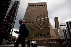 London's Tate Modern gallery gears up for Monday reopening