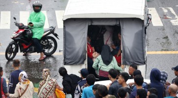 Capital welcomes new decade drenched