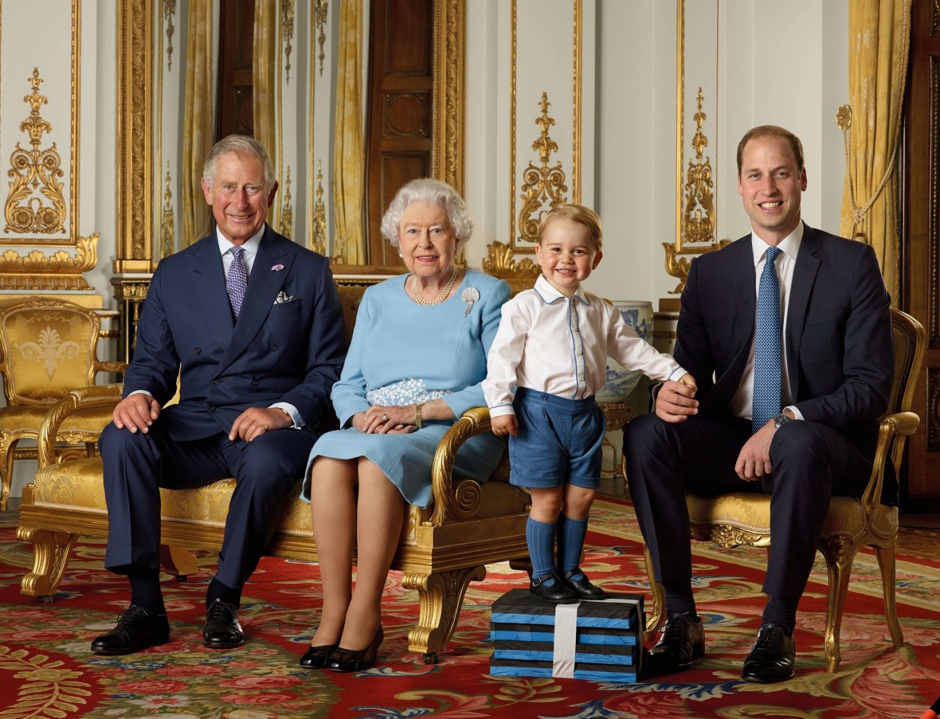 Four generations of UK royal family pose for photo to decade - - The Jakarta Post