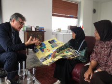 'I don’t want to eat fish that has eaten plastic': Student gives letter for Merkel to German envoy