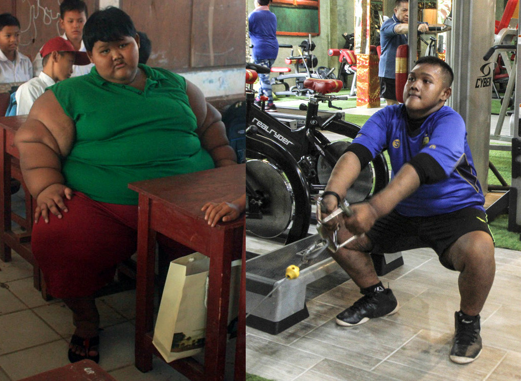 Indonesia s Fattest Kid Loses 110 Kg Under Ade Rai s Supervision 