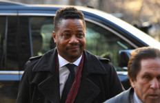 US actor Cuba Gooding Jr. arrives at the Manhattan Criminal Court, on January 22, 2020 in New York City. 