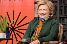 Former First Lady and Secretary of State Hillary Rodham Clinton speaks onstage at Cinema Cafe during the 2020 Sundance Film Festival at the Filmmaker Lodge on January 26, 2020 in Park City, Utah. 