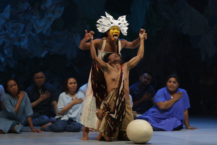 To rise again: 'Planet: Sebuah Lament', a multidisciplinary production by renowned film director Garin Nugroho, is a tale of destruction and resurrection told through the traditional laments of eastern Indonesia. 