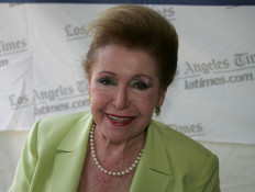 In this file photo Author Mary Higgins Clark attends the 13th annual Los Angeles Times Festival of Books at UCLA April 26, 2008 in Los Angeles, California. 