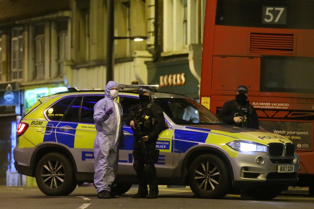 Stabbing incident reported, 2 injured; attacker shot down by police