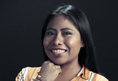 Mexican actress Yalitza Aparicio, Oscar nominee for the film 'Roma' in 2019, poses for a photograph after an interview with AFP, in Mexico City on January 27, 2020.