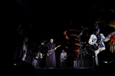 US band Smashing Pumpkins perform on the third day of the 2019 Alive Festival in Oeiras in the outskirts of Lisbon on July 13, 2019.