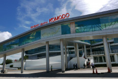 Komodo Airport in Labuan Bajo, East Nusa Tenggara, the main tourist entrance gate to one of Indonesia’s tourism hotspots. 