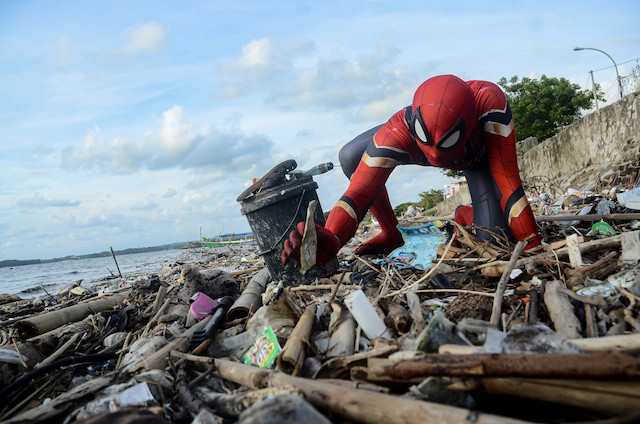 Have no fear, Indonesia's Spider-Man will clean up your trash - National -  The Jakarta Post