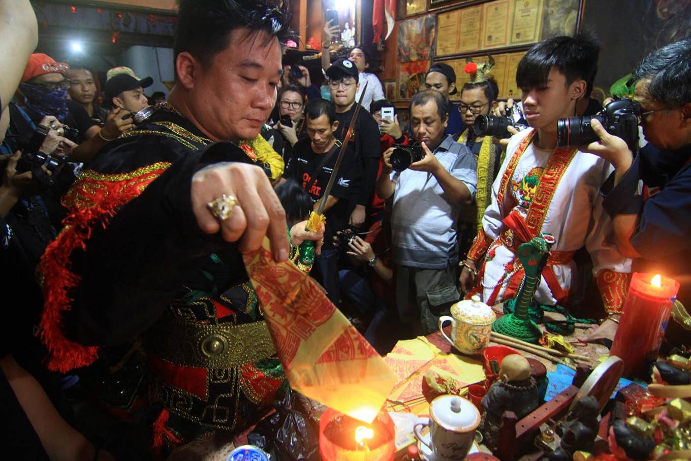 Photo: Tatung parade brings supernatural nuance to Cap Go Meh ...