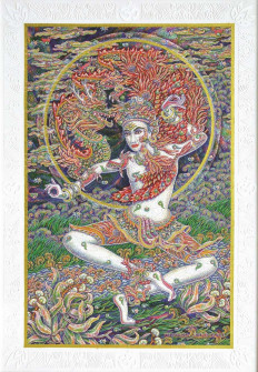 Balinese artist I Nyoman Wirdana’s spectacular kaleidoscope of color and joy