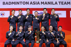 Indonesia’s men’s badminton team pulls off Asia Team Championships hat trick