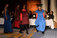 Rising star turns up the glamour at London fashion